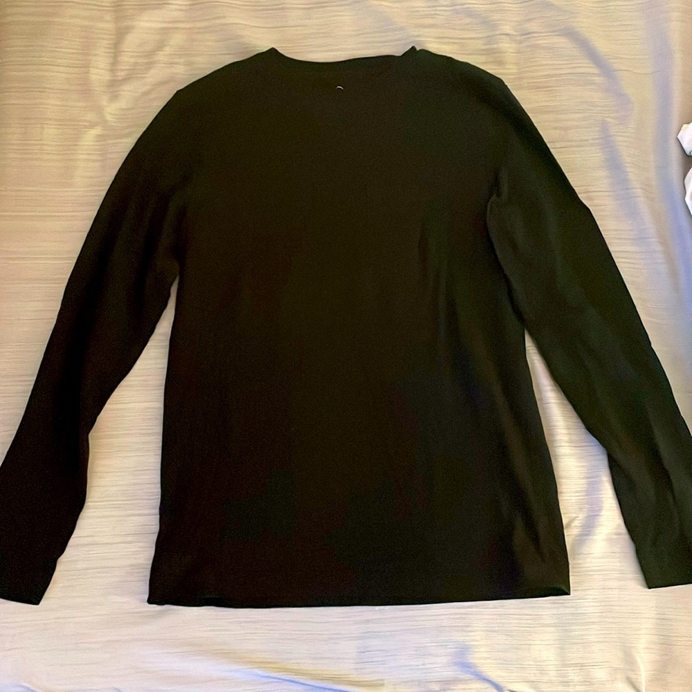 Plain Black long sleeve Tee